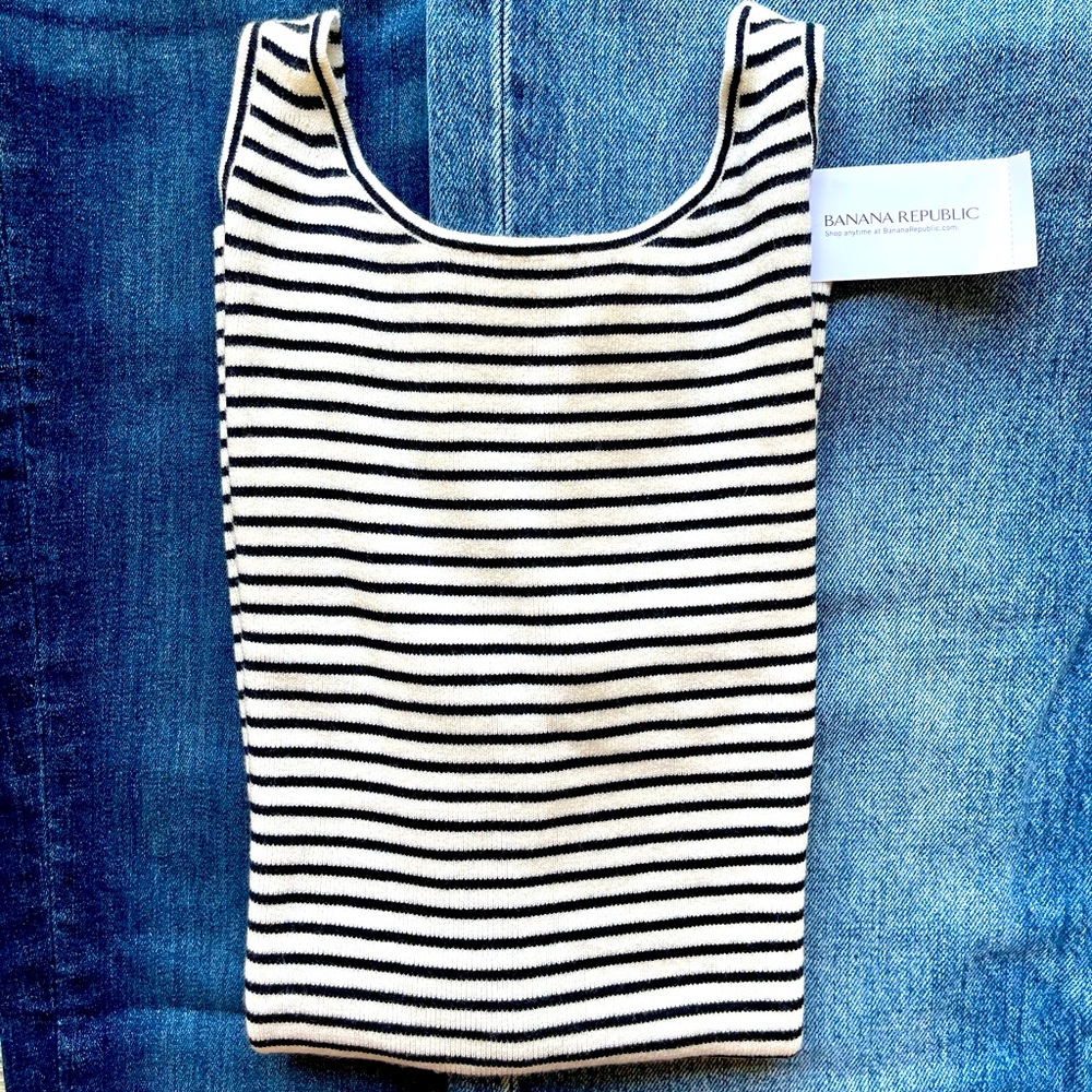NWT Banana Republic Striped Top | sz S